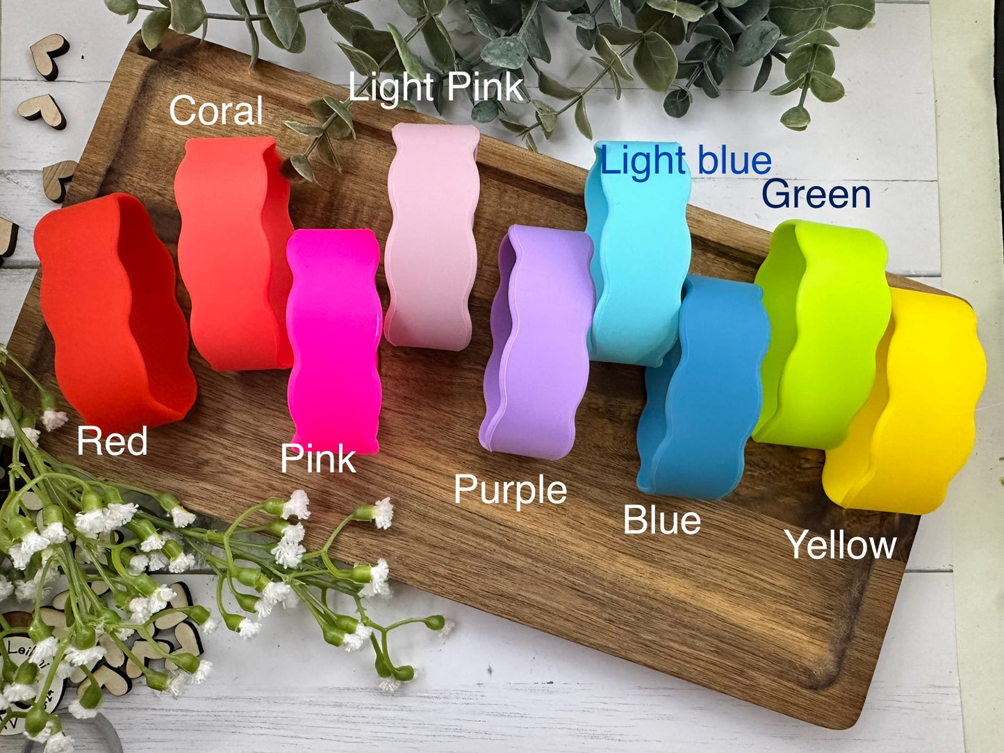 Personalized silicone water bottle band