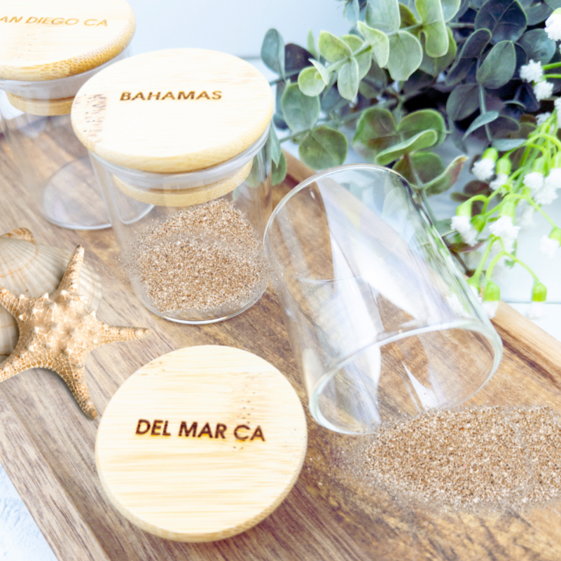 Sand keepsake bottle