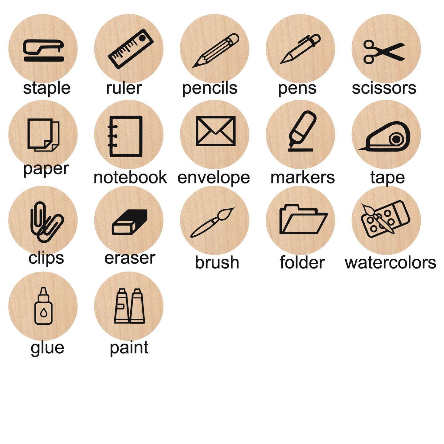 Office organization tags