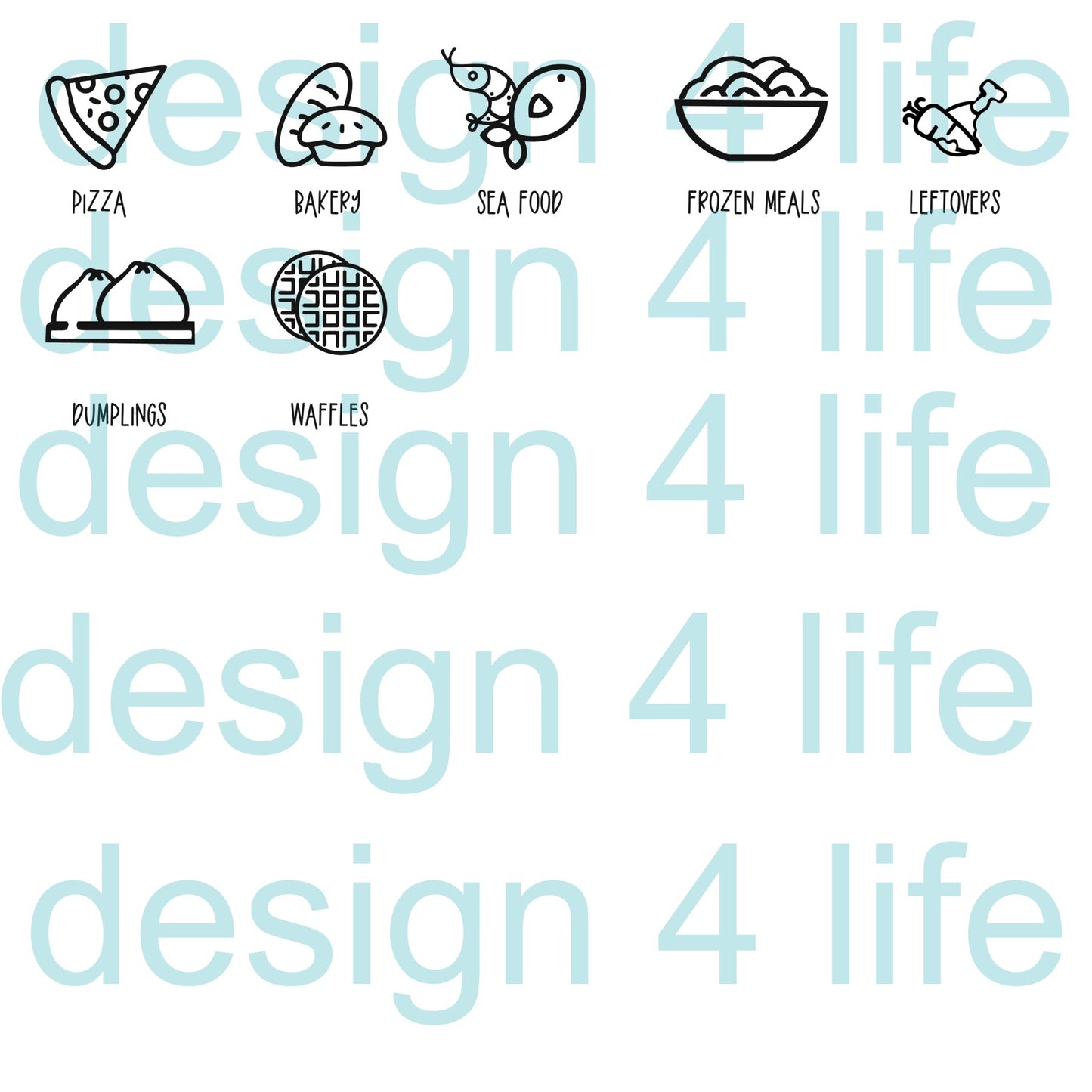 Fridge drawer label