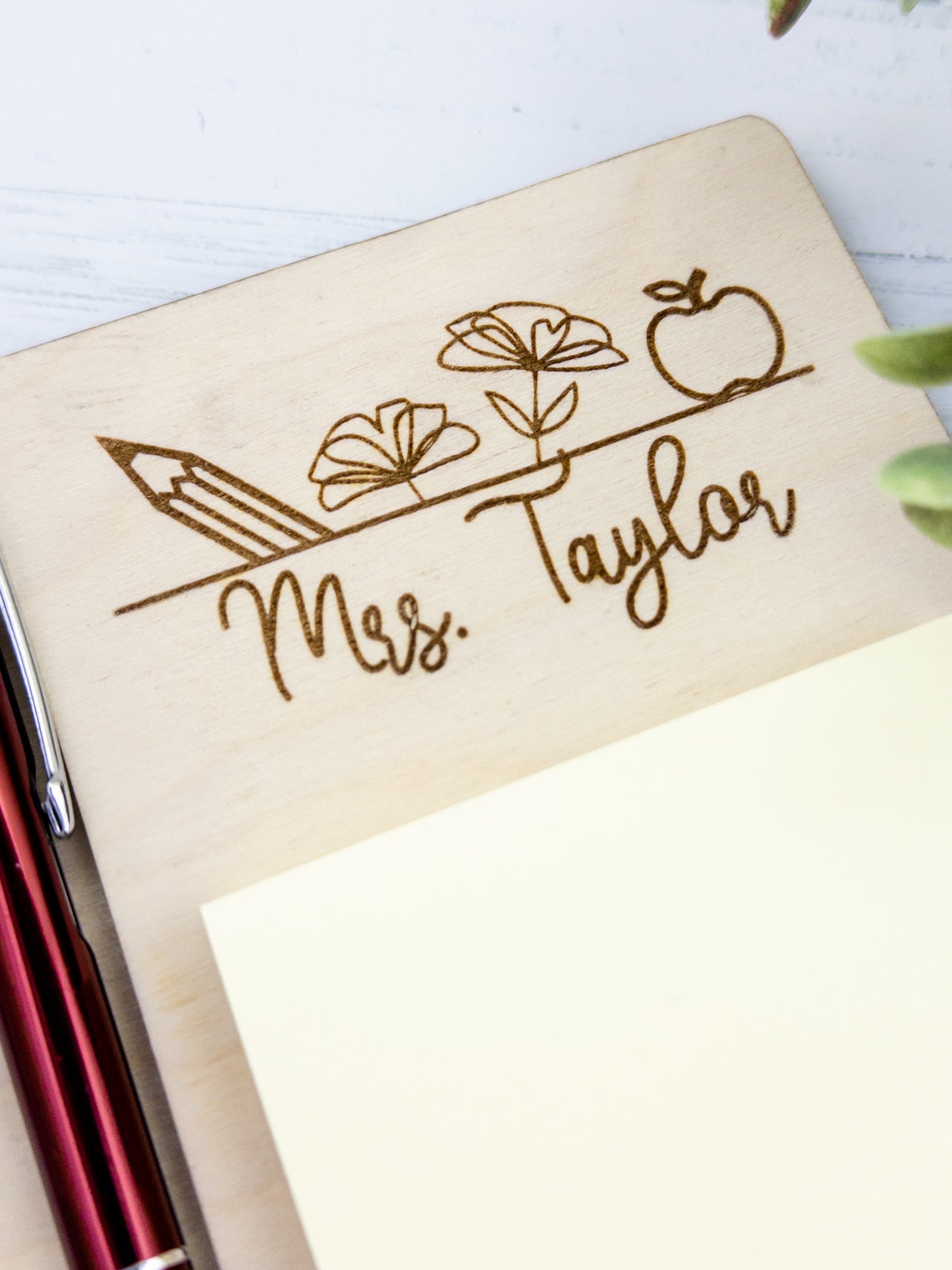 Personalized teacher gift set