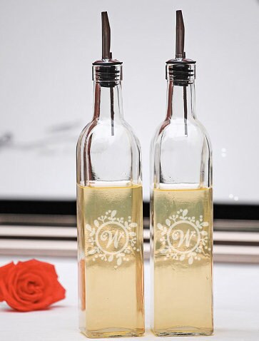 Monogram Olive oil and vinegar dispenser