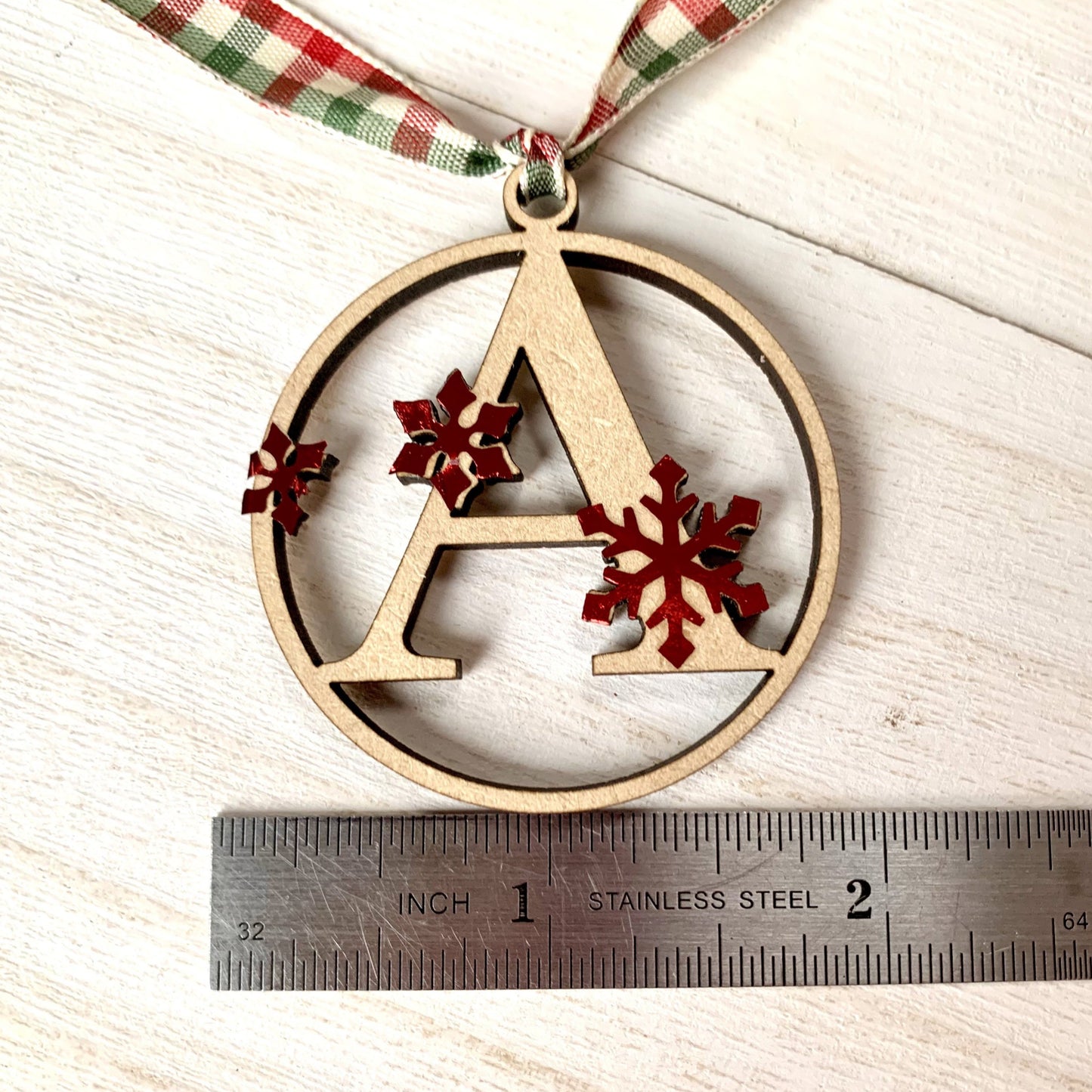 Initial Christmas Gift Tags