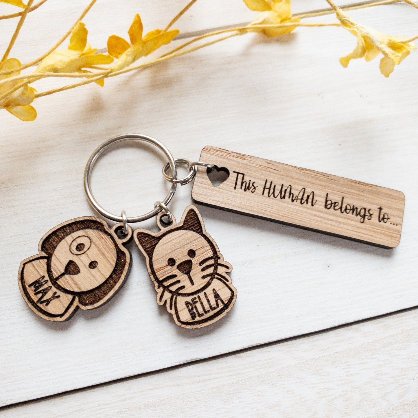 Pet keychain for pet lovers