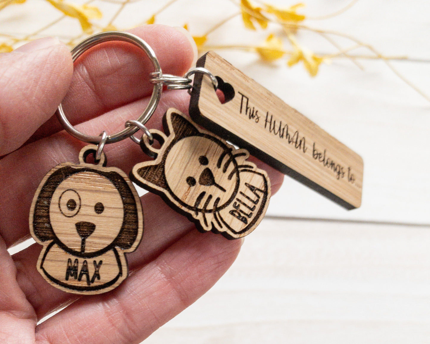 Pet keychain for pet lovers