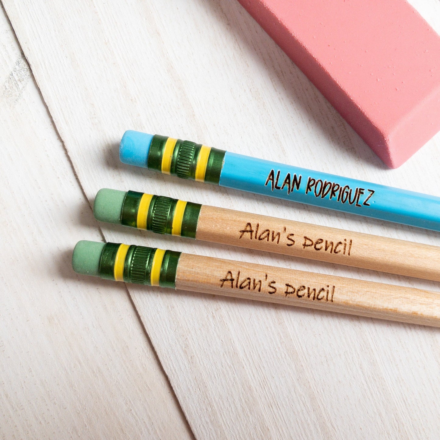 Personalized pencils set
