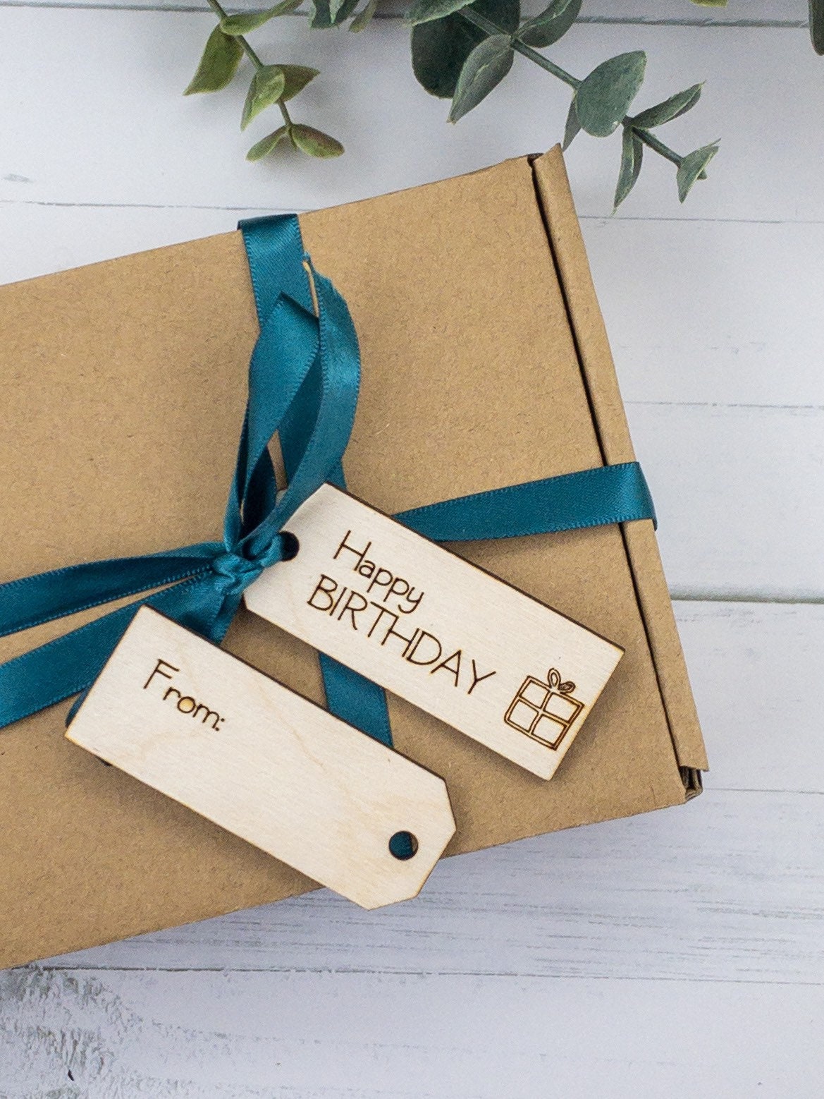 Wooden gift Tags set