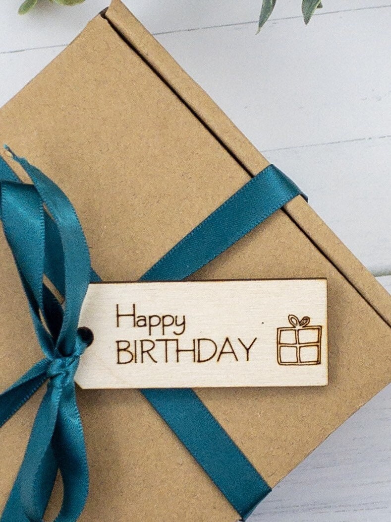 Wooden gift Tags set
