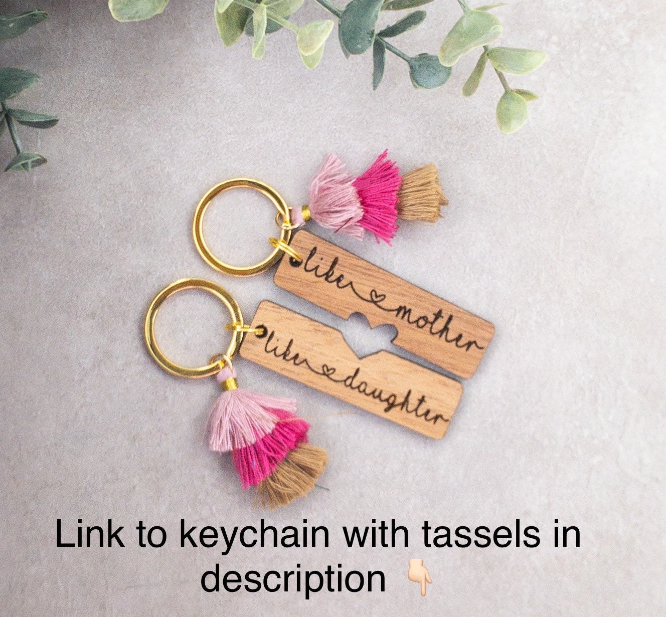 Mother daughter gift, mom keychain, Mother’s Day gift