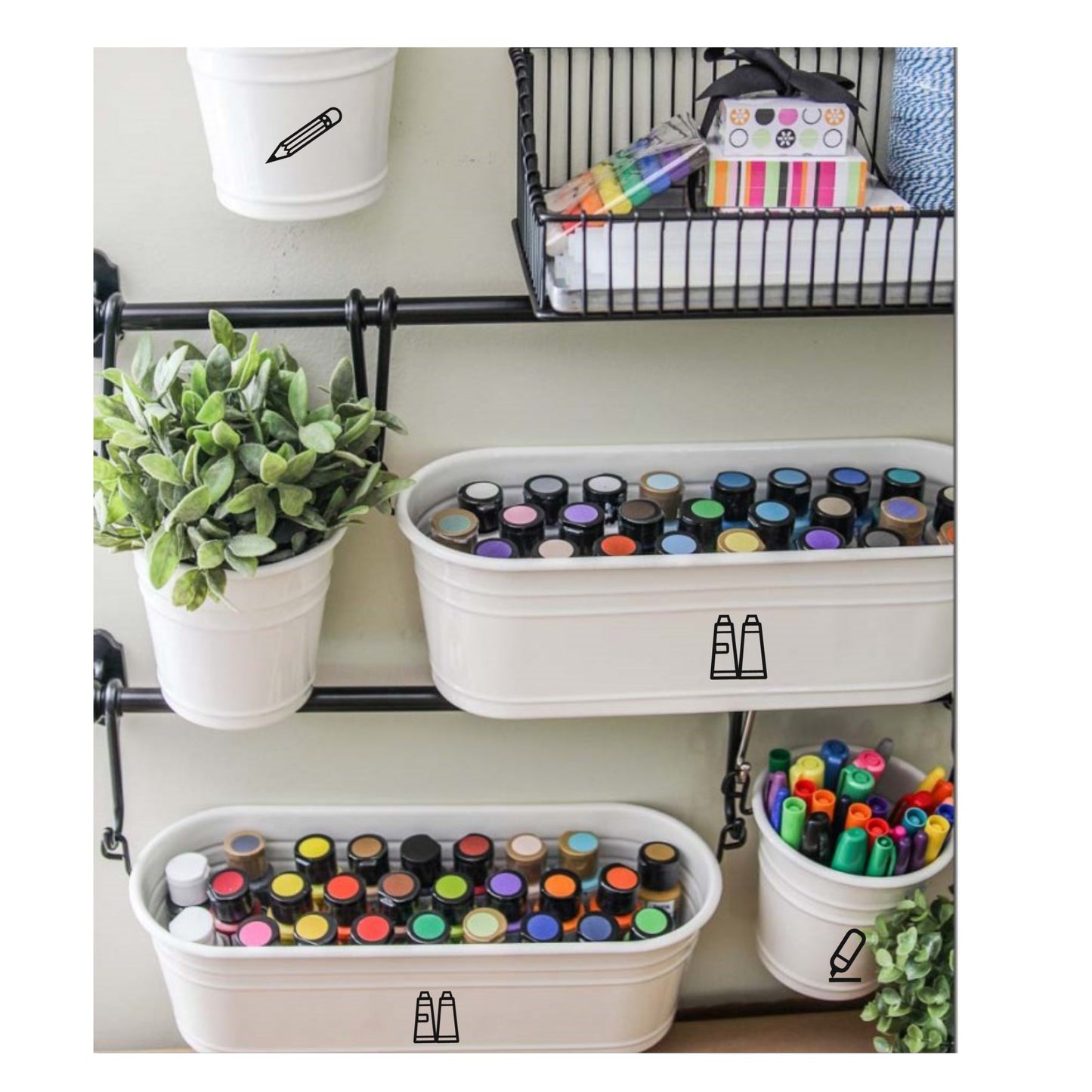 Office or craft room organizing labels