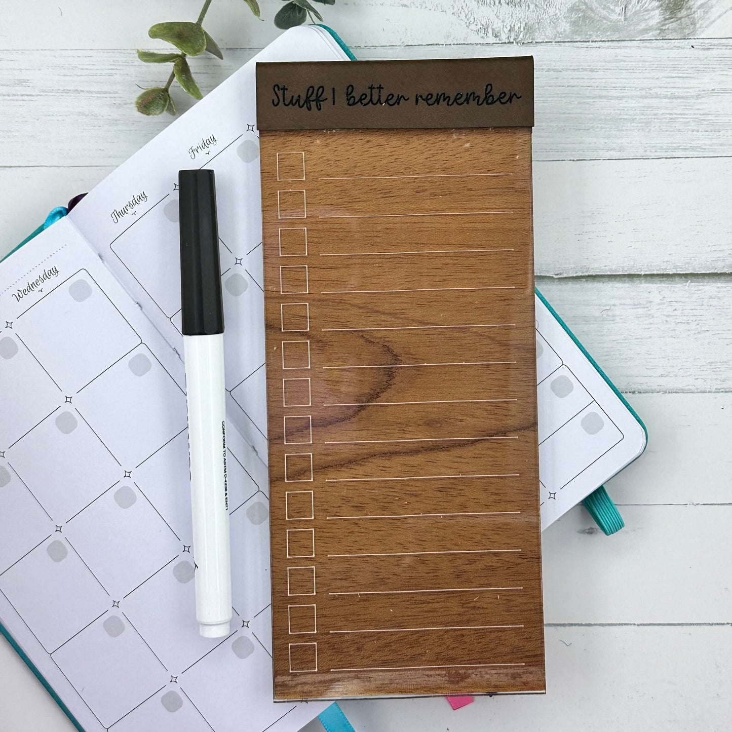 Dry erase to do list or reusable note board – Design4life Store