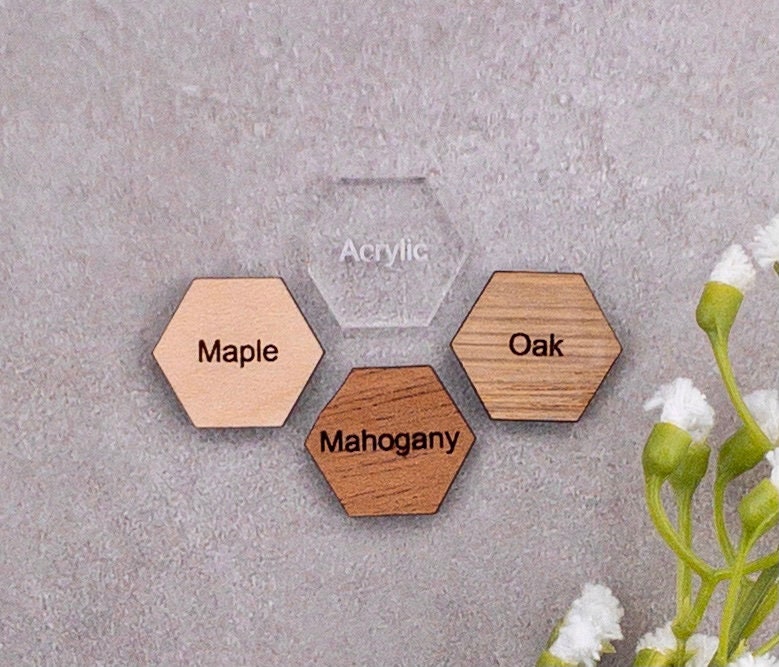 Personalized pantry wood label tags
