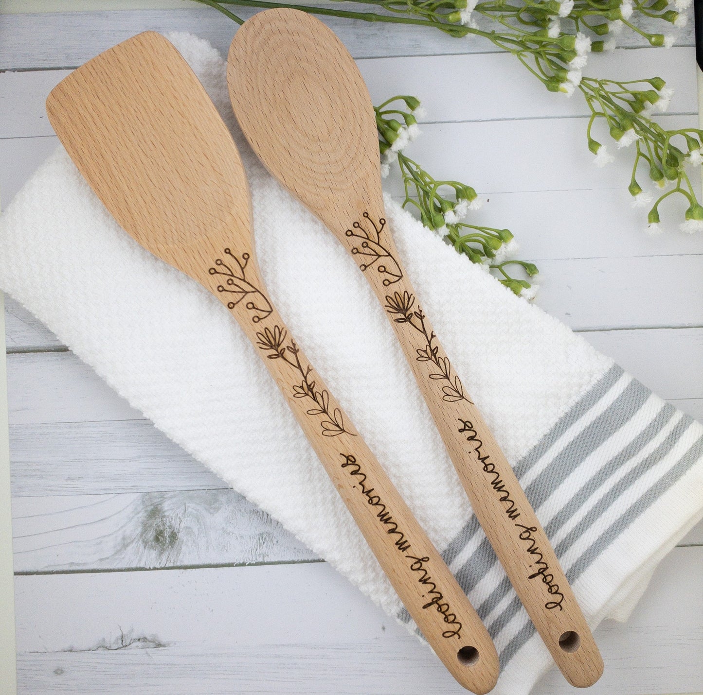 Personalized Wooden spoons sets